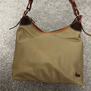 Vintage Nylon and Leather Dooney and Bourke Handbag